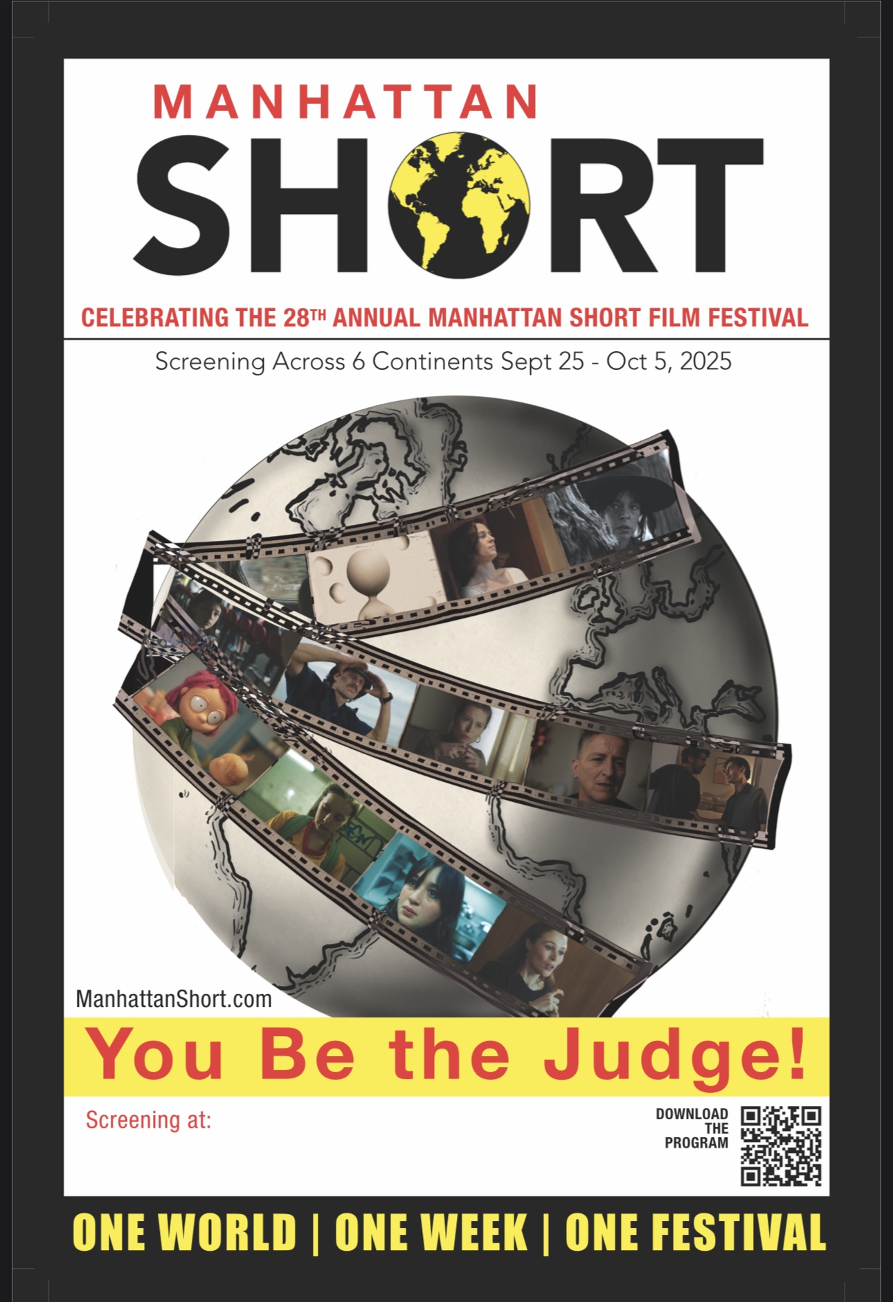 Manhattan Short Film Festival 2025 Movie Poster